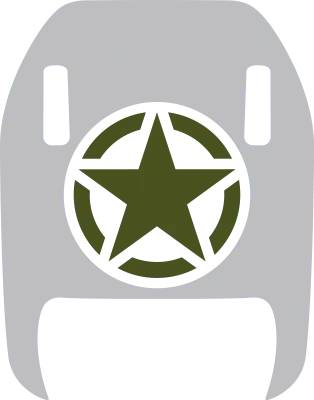 2018-2026 Wrangler JL JLU / Gladiator JT Rubicon 392 Mojave Hood Decal Graphic graphic design style 14 image.